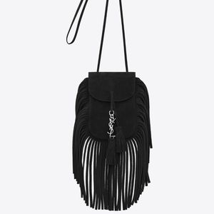 RETURNING at 3PM! BUY NOW NWT YSL Anita fringe bag